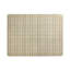 Plaid Rectangular Placemat, Beige, 16.5" x 12.5", Set of 6