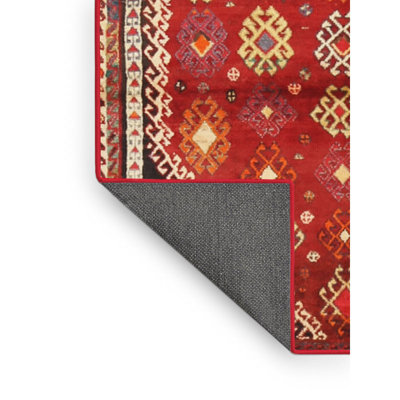 Tapis rouge à motif sud-ouest, Rectangle 7 pi x 10 pi