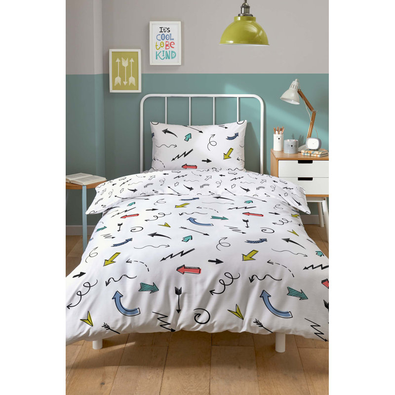 Glorimar Polyester No Pattern Duvet Cover Set with Pillowcases Included, Double Duvet Cover + 2 Standard Pillowcases