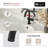 Single Handle 10 ⅛" Matte Black Pull Down Bathroom Faucet-123994899