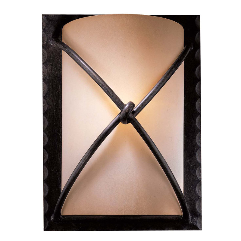 Loon Peak Gironde Aspen Bronze With Rustic Scavo Wall Sconce