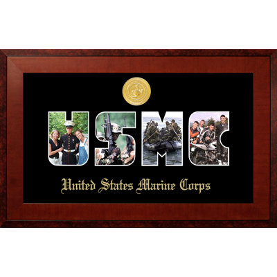 Marine Collage Photo Honors Picture Frame