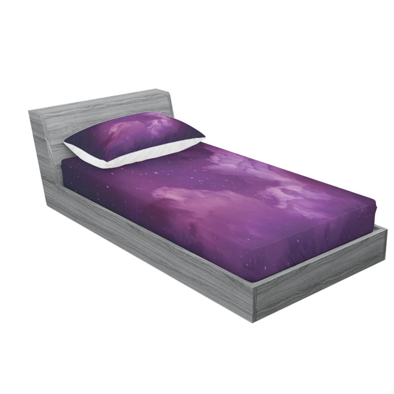 Microfiber Sheet Set, Twin Sheet Set with Fitted Sheet