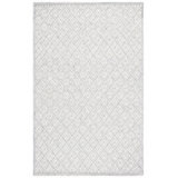 Trace Geometric Handmade Tufted Grey/Beige Area Rug