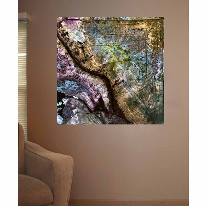 Adhésif décoratif Irak, H 48 po x l 48 po