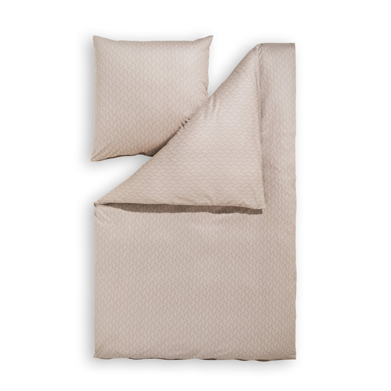Cotton Dots Duvet Cover Set with Pillowcases, Weiß, 155 x 220cm Duvet Cover + 1 Pillowcase (80 x 80cm)