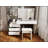 LED Lighted Makeup Vanity Table With Mirror - White Beauty Station With Storage Drawers, Matching Stool, And Organizing Compartments For Makeup Brushes And Cosmetics