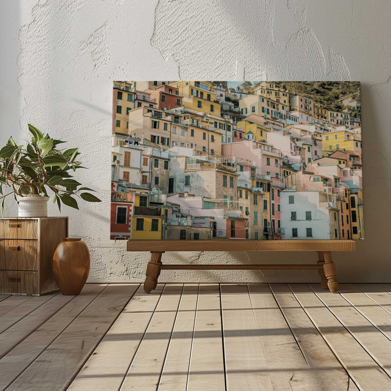 Impression sur toile Hillside Palette, H 8 po x l 12 po x P 1,25 po, Toile tendue