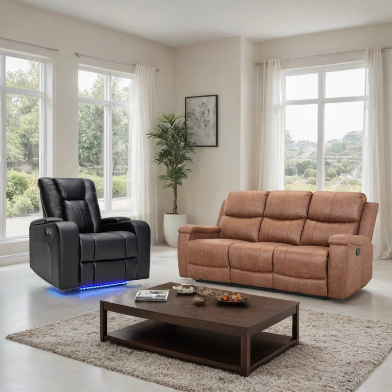 Ilkeston 2 Piece Reclining Living Room Set