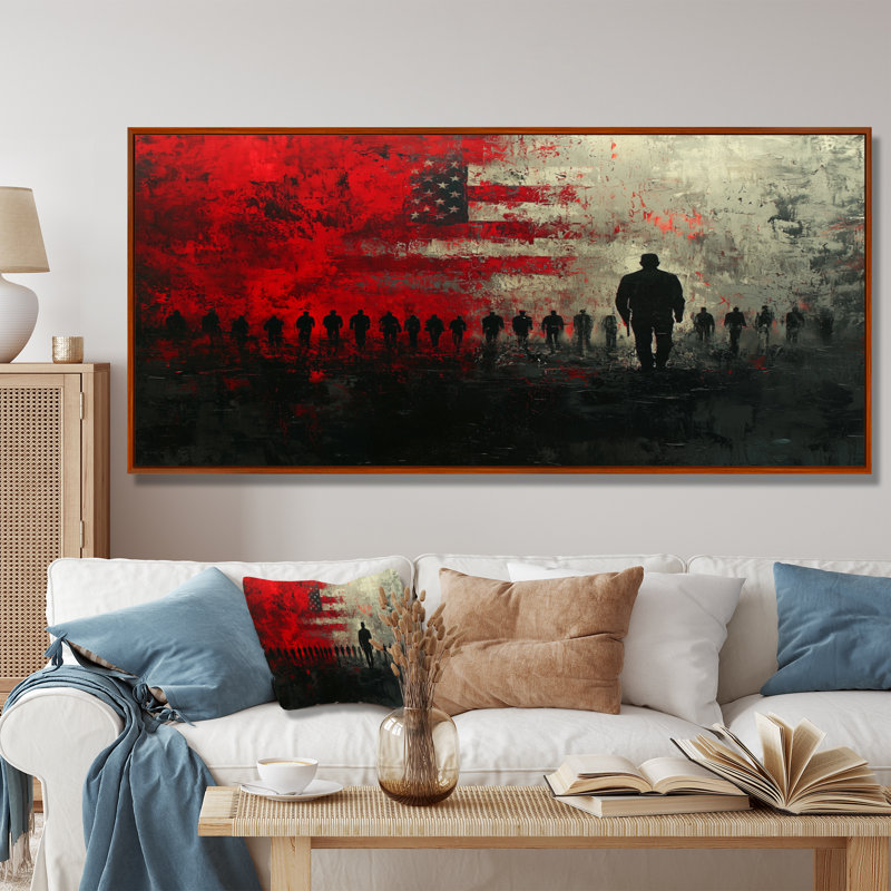 Jaanna - Landscapes Wall Art, H 28 po x l 60 po, Impression encadrée flottante, Brun