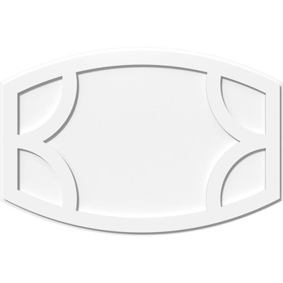 Médaillon de plafond contemporain en PVC de qualité architecturale Kailey