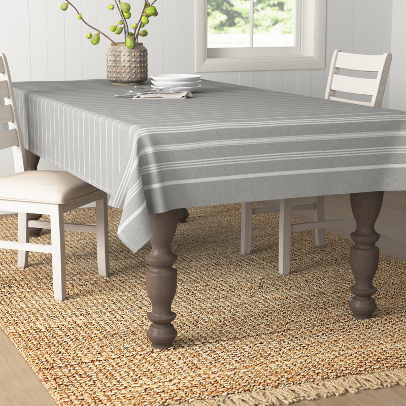 Nappe Cannady, Gris, L 108 po x l 60 po