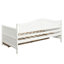 Lit de jour simple en bois avec 2 tiroirs, canapé-lit pour le salon de la chambre à coucher, aucun sommier nécessaire-118022273