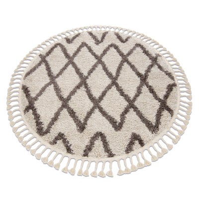 Round Windle Moroccan Area Rug