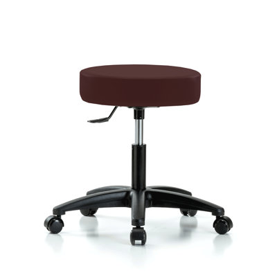 Koah Adjustable Height Stool with Removable Casters/Wheels