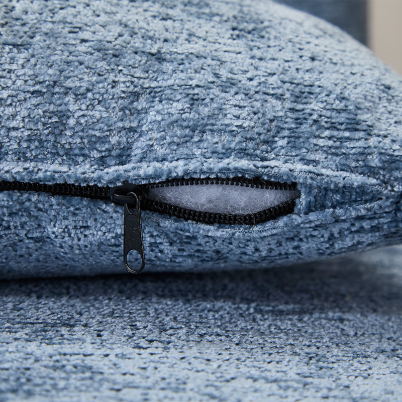 Canapé modulaire Boneless, Chenille bleu