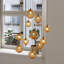 Breeze 11 Amber Glass Pendants Chandelier-960026564-960026562