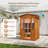 KISRAIS 2 - Person Bluetooth Compatible FAR Infrared Sauna in Cedar