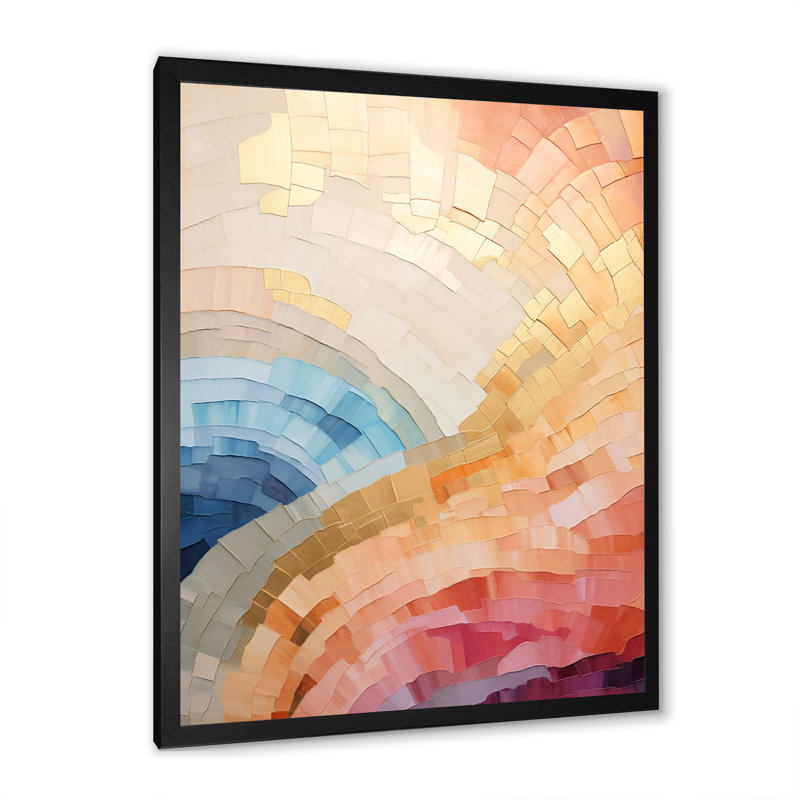 Minimalisme en harmonie II sur toile, Cadre photo noir, H 32 po x l 24 po x P 1 po
