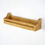 Support à pot d'épices en bois, tablette flottante à rebord, tablette de rangement pour armoire de cuisine