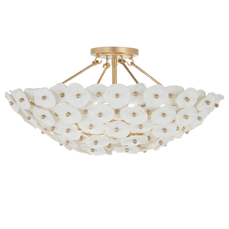 Coastlyn 22.5" 4-light Semi Flush