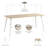 Bush Business Furniture Vista Computer Desk With Splayed Metal Legs-103712724-103712723