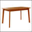 Table de salle à manger moderne de 47 pouces de style Mid-Century, table de salle à manger en bois massif pour 4 personnes, design rectangulaire minimaliste-1891049286-1891049287