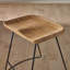 Angelinah Counter Stool with Metal Frame