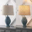Lampe de table DEL en fer rustique bohémien à DEL 20,5 po Alahbasri, naturel / beige-92650731