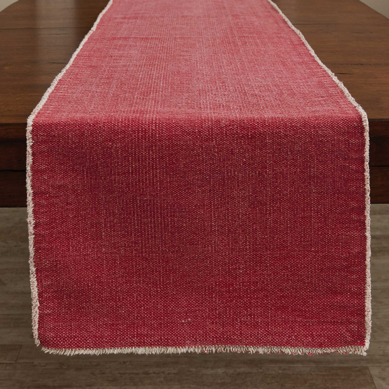 Chemin de table Jalees, Rouge
