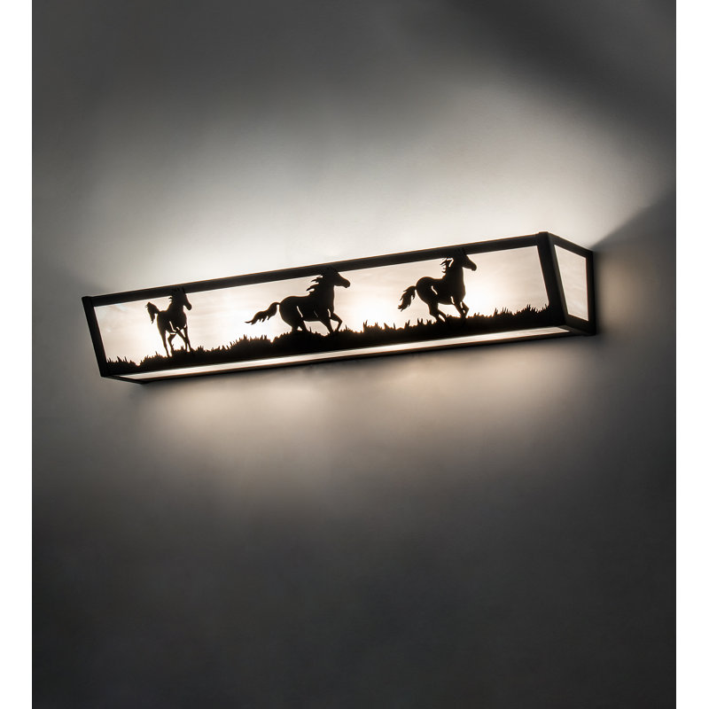 Running Horses 4 - Light Vanity Light