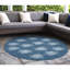 Tapis intérieur / extérieur bleu marine Saldanha-2102424986