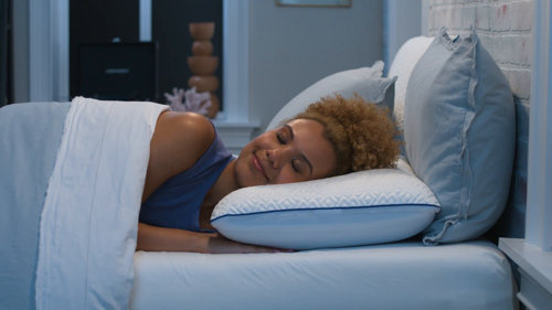Sleep Innovations Memory Foam Contour Pillow Queen Size Head Neck