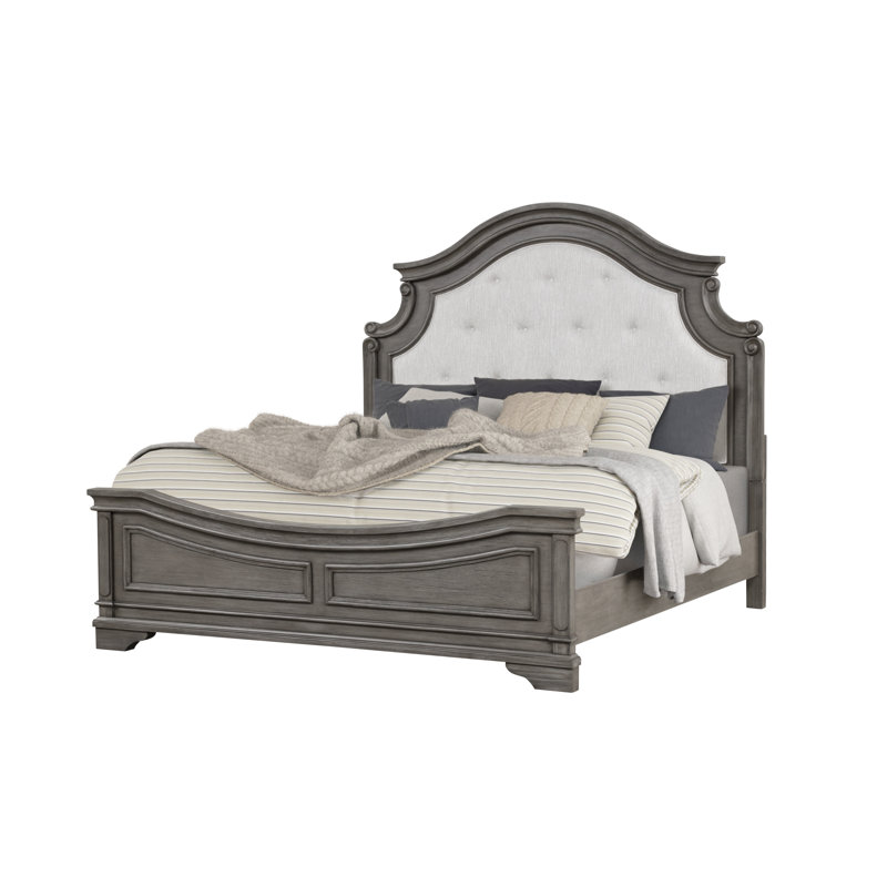 Minakshi King 3PC, King, 3 Pcs: Bed, 2 Nightstands