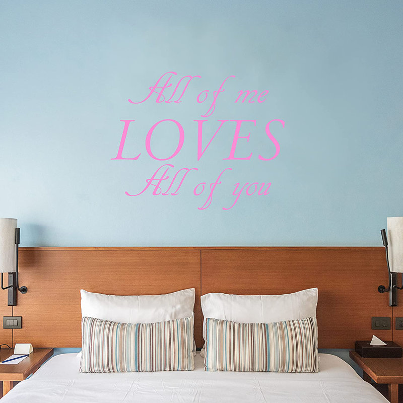 Text & Numbers Non-Wall Damaging Wall Decal, Pink, 20" H x 25" W