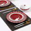 12pc Nordic Reindeer Dinner Set