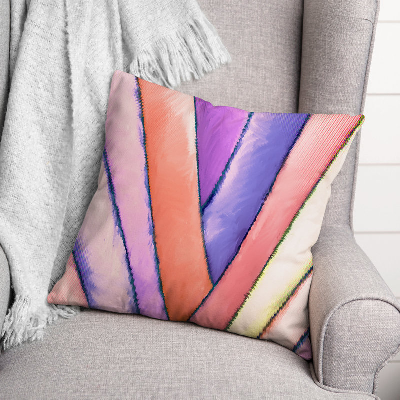  Housse et insert de coussin carré Palm, 18" x 18"