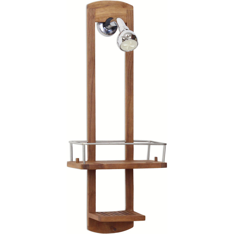 The Original Moa Small Teak Shower Caddy