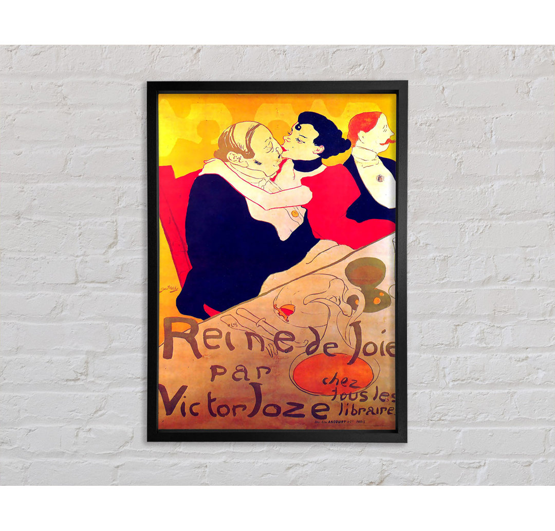 Toulouse Lautrec Rene De Joie 2 von Henri De Toulouse-Lautrec - Einzelbildrahmen Kunstdrucke auf Leinwand