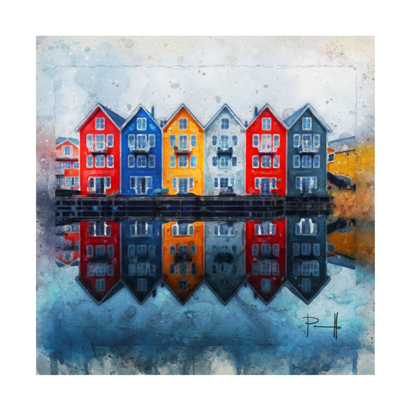 Art sur toile «bolologien» par Sean Parnell, H 24 po x l 24 po
