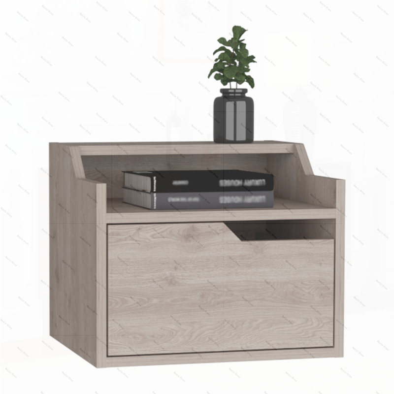Caesyn 13.3'' W Nightstand, Light Gray