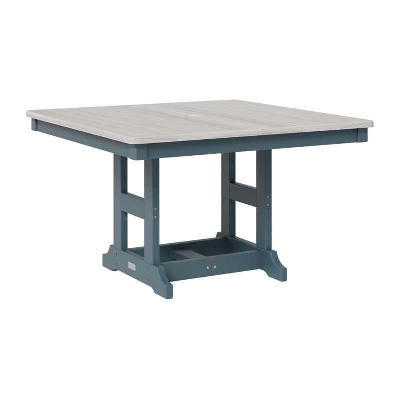 Table carrée berlinoise pour enfants 33 po Berlin, Ardoise, Coquille de mer