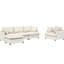 Modulaire pour le salon: canapé modulaire en chenille 3 pièces avec, siège, fauteuil, 5 sièges Mobilier: Chambre à coucher
