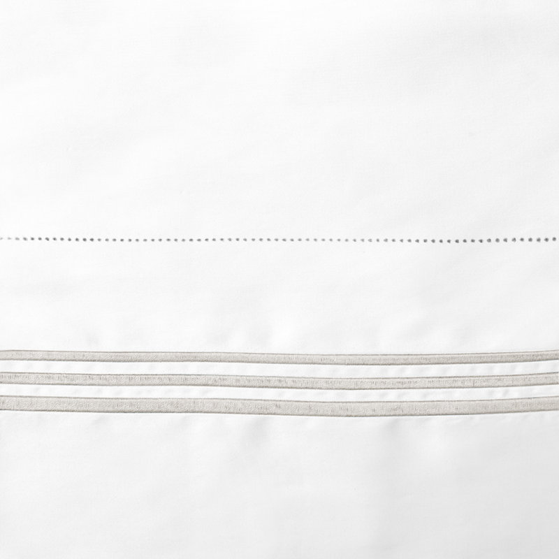 Granduca Sham, White/Pearl, King