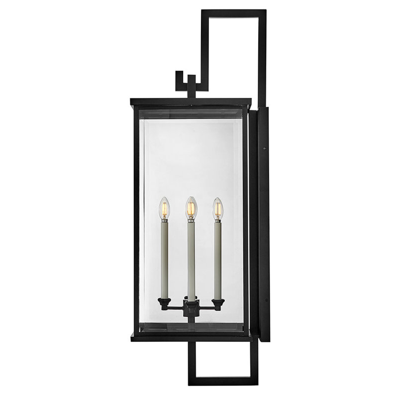 Weymouth 4 - Light Outdoor Wall Lantern, Black