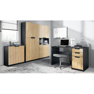 Mazeppa 3 Piece Writing Desk Office Set