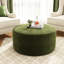 Modern Style Cream Velvet , 30.38"X30.38"X15.63", Foam Filled Interior Elegant Side Table-131102689