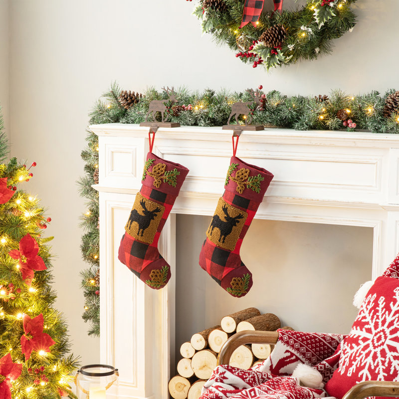 Porte-chaussette de No¨ël caribou