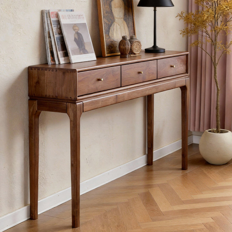 Console rétro de style chinois, H 35,4 po x l 63 po x P 13,8 po