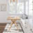 Muhsina Cross-Leg Dining Table -1436572482